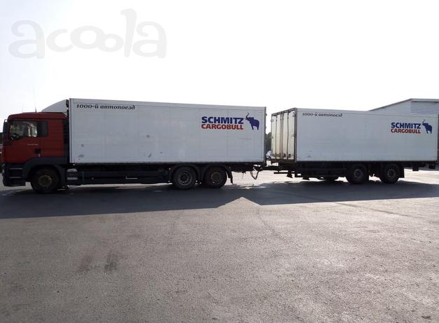 Продаётся автопоезд - Тягач МАН, Прицеп-Фургон
