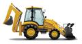 Экскаватор погрузчик Komatsu равноколесный