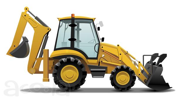 Экскаватор погрузчик Komatsu равноколесный