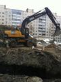 Сдаётся колёсный полноповоротный экскаватор