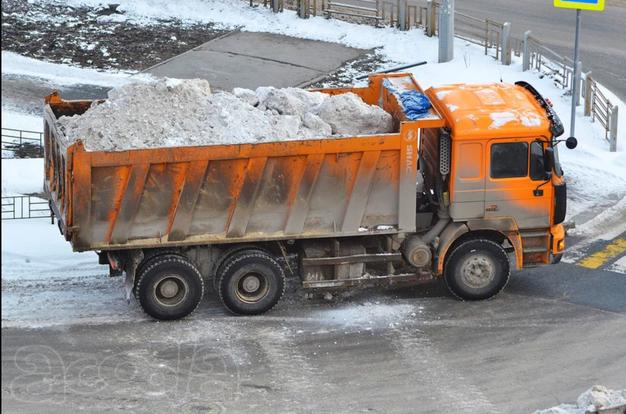 Самосвалы на снег