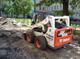 Аренда минипогрузчика Bobcat (дорожная фреза, вилы, ковш, щётка, гидромолот, ямобур) в Санкт-Петербурге и Ло. Аренда мини-погрузчика с фрезой в Санкт-Петербурге по договорным ценам