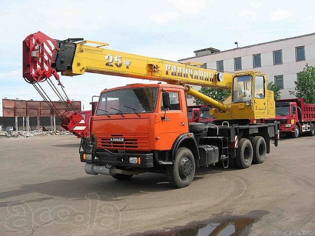 Аренда автокрана 25 тонн