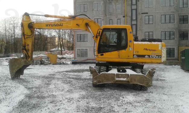 Аренда колёсного экскаватора