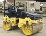 Аренда тандемного асфальтового катка Bomag вес 4-5 тонн от собственника в СПб и Лен. области