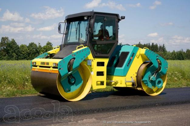 Аренда тандемного асфальтового катка Ammann вес 12 тонн от собственника в СПб