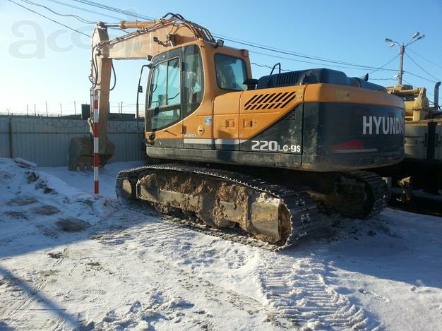 Аренда экскаватора гусеничного hyundai R220LC-9S