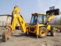 Аренда экскаватора-погрузчика JCB недорого (+ гидромолот, вилы, узкий ковш, ямобур)