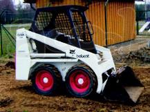 Мини-погрузчик Bobcat в аренду (+вилы, гидромолот, ямобур, фреза)