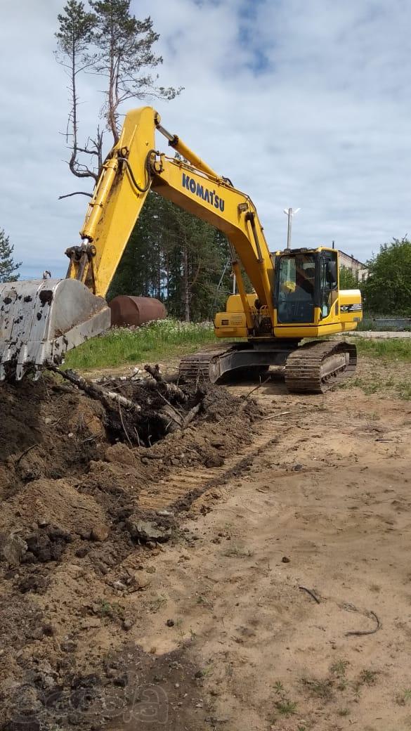 Аренда экскаватора гусеничного Коматцу 220 ковш 1,5m3