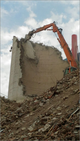 Аренда гусеничного Экскаватор-разрушитель Demolition 21 метр.  HITACHI 350LCK