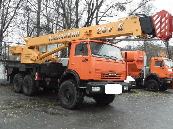 Автокран на базе КАМАЗ