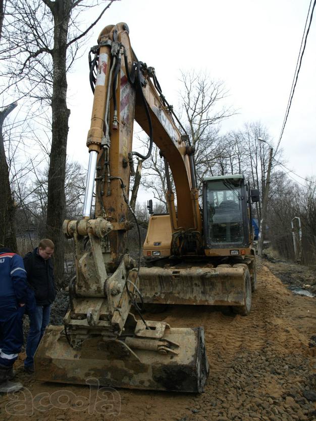 Аренда колёсного экскаватора