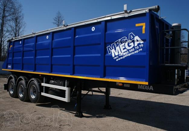 Зерновоз Mega, 40m3, новый самосвальный полуприцеп
