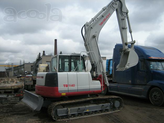 Аренда гусеничного экскаватора Takeuchi TB-1140 15т.