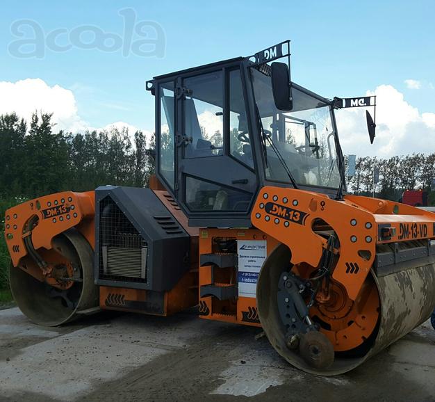 Каток асфальтовый гладковальцовый ДМ-13-VD, вес 13 тн