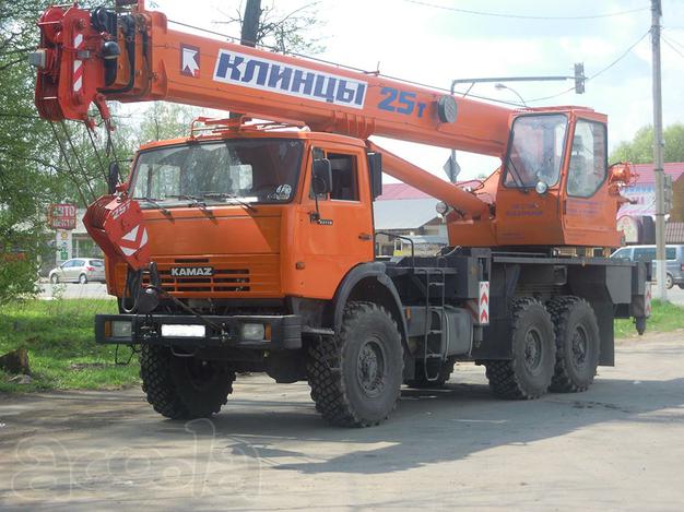 Аренда автокрана вездеход 25 тонн в г. Приморске