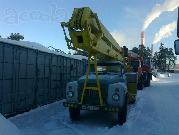 Услуги - аренда автовышки АГП-18, высота подъёма 18м г. Выборг в Выборге