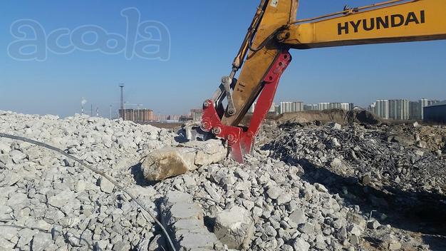 Прочный крашер-дробилка бетона от завода ковшей