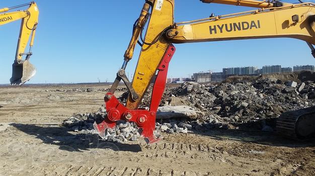 Крашер дробилка бетона на Komatsu
