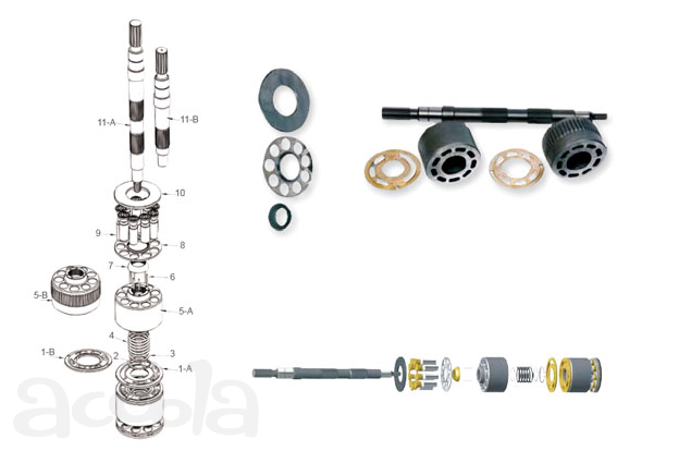 Роторная группа Kawasaki K5V80/140/160/180/200
