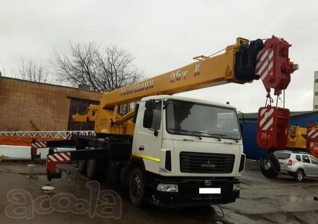 Аренда крана 25 тонн
