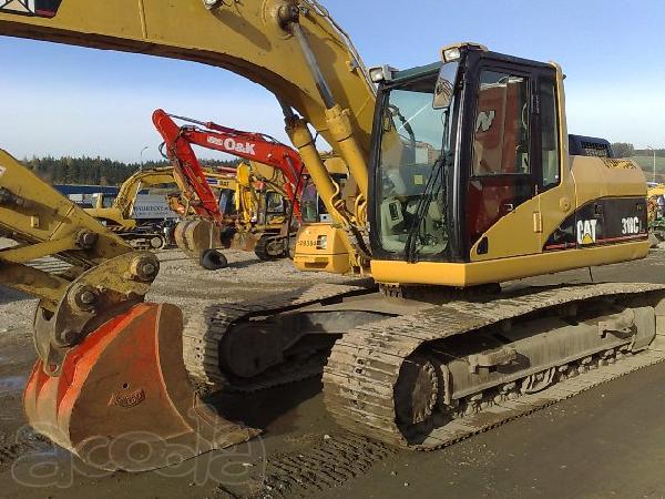 Аренда экскаватора гусеничного cat 318
