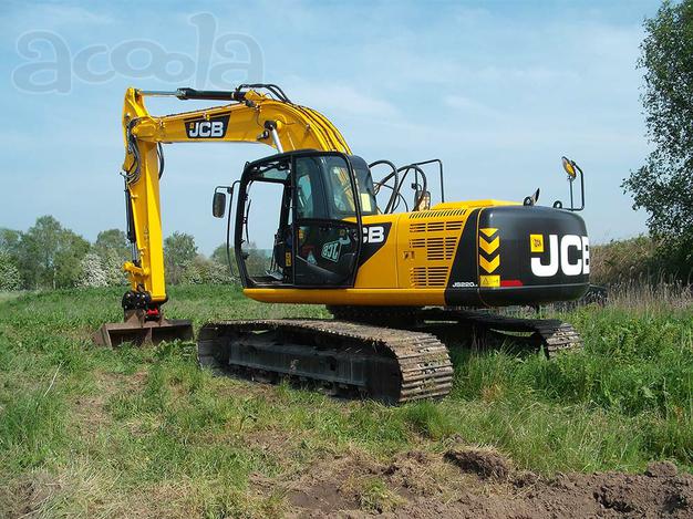 Аренда гусеничного экскаватора  JCB JS 220, Услуги гусеничного экскаватора