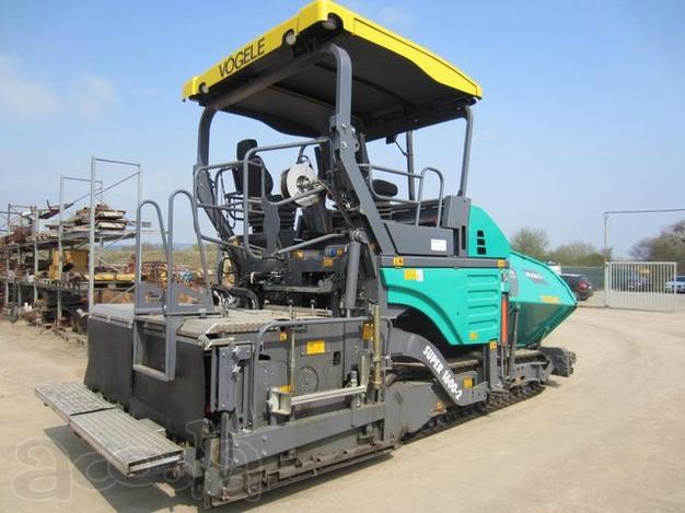 Аренда асфальтоукладчика Vogele SUPER 1600-2 с оператором
