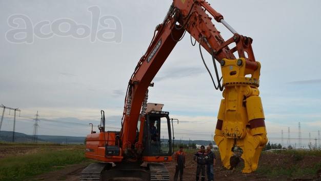 Аренда экскаватора с гидроножницами Doosan