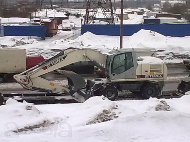 Аренда полноповоротного колёсного экскаватора 1м3, Terex 190
