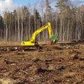 Аренда гусеничного экскаватора С КОРЧЕВАТЕЛЕМ