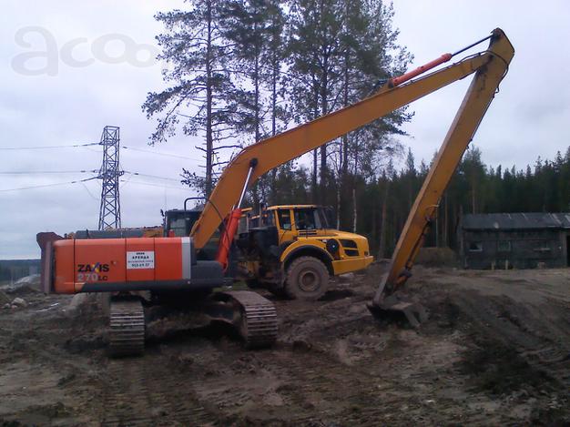 Аренда длиннорукого экскаватора от собственника