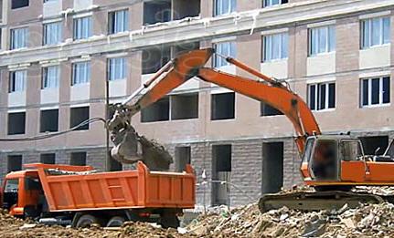 Заказать вывоз строительного мусора аренда самосвала