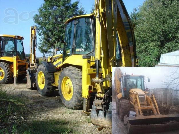 Экскаватор-погрузчик komatsu WB97S-5, 2007 г