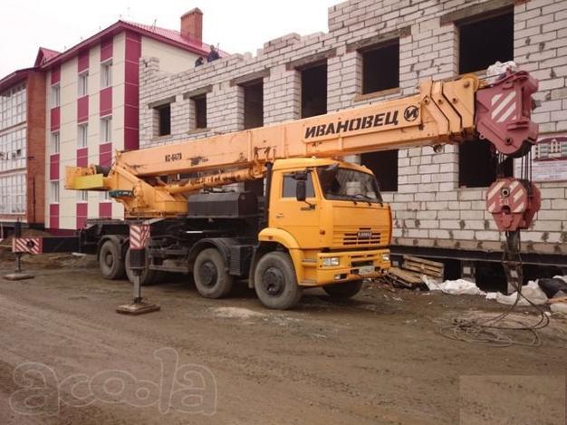 Аренда крана 32 тонны по Питеру и обл.