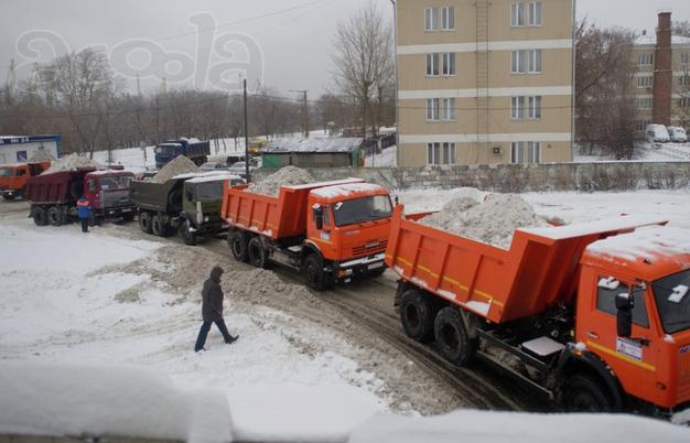 Снег, уборка по городу