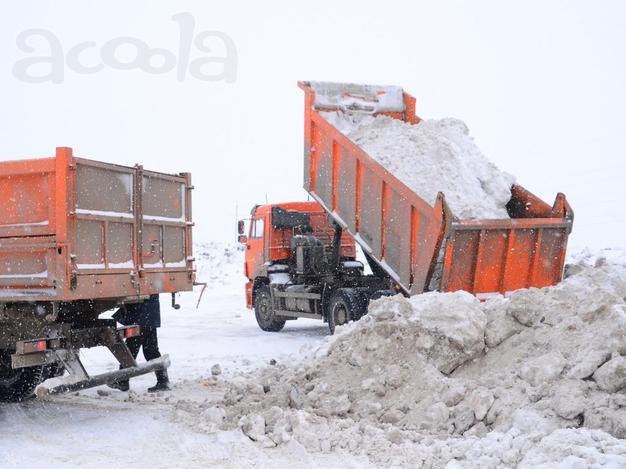 Вывоз снега с утилизацией и без