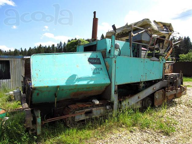 Асфальтоукладчик Vogele Super 1600