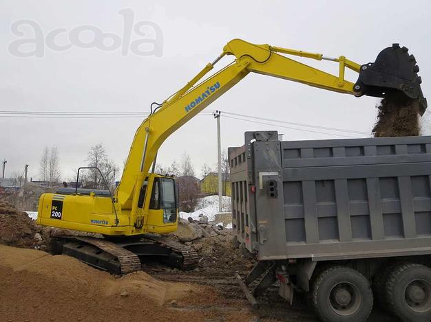 Гусеничный экскаватор Komatsu 200, безупречен