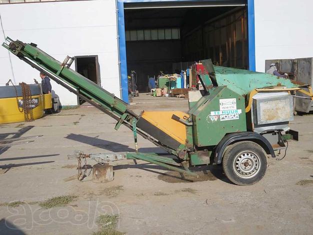 Измельчитель древесины мобильный - щепорубка Posch 350K1D, 173 м/ч