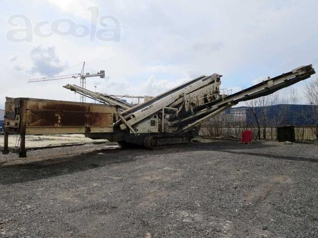 Трёхдековый мобильный грохот Terex 694, 2012 г., новые сита