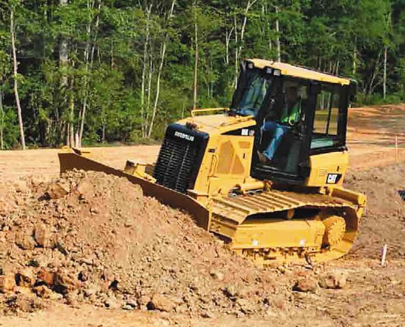 Болотный бульдозер Caterpillar D5R