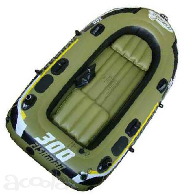 Лодка надувная FISHMAN 300 set (ВЕСЛА и НАСОС в комплекте)
