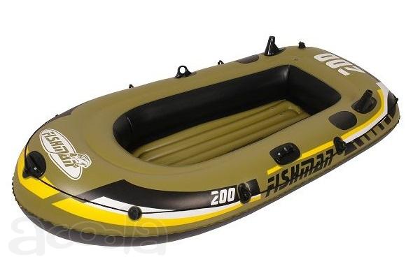 Лодка надувная Fishman 200 set (ВЕСЛА и НАСОС в комплекте)