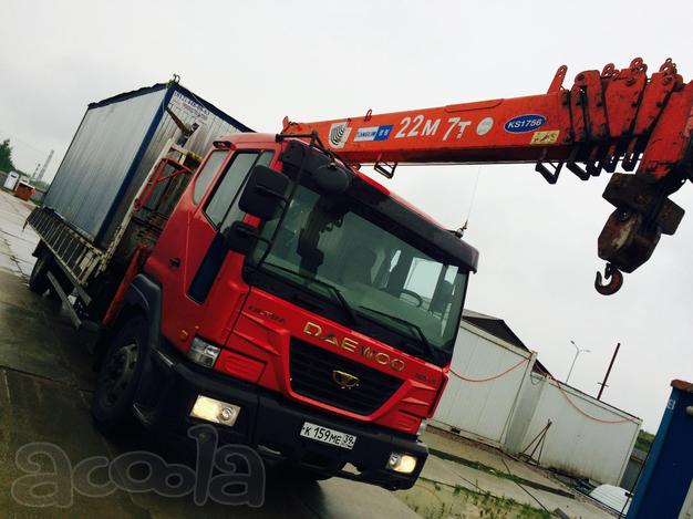 Аренда Манипулятора Daewoo Nowos с краном-манипулятором 7т. Kanglim