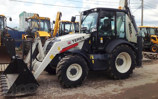 Экскаватор погрузчик свободный Terex 860