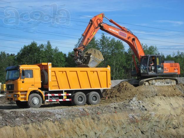 Вывоз грунта самосвалами