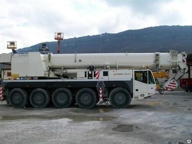 Аренда автокрана 130 тонн (60м стрела + 17м гусек) TEREX DEMAG