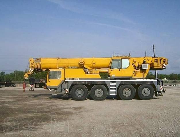 Аренда автокрана 80 тонн (48м стрела + 19м гусек) LIEBHERR